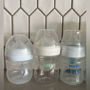New baby bottles